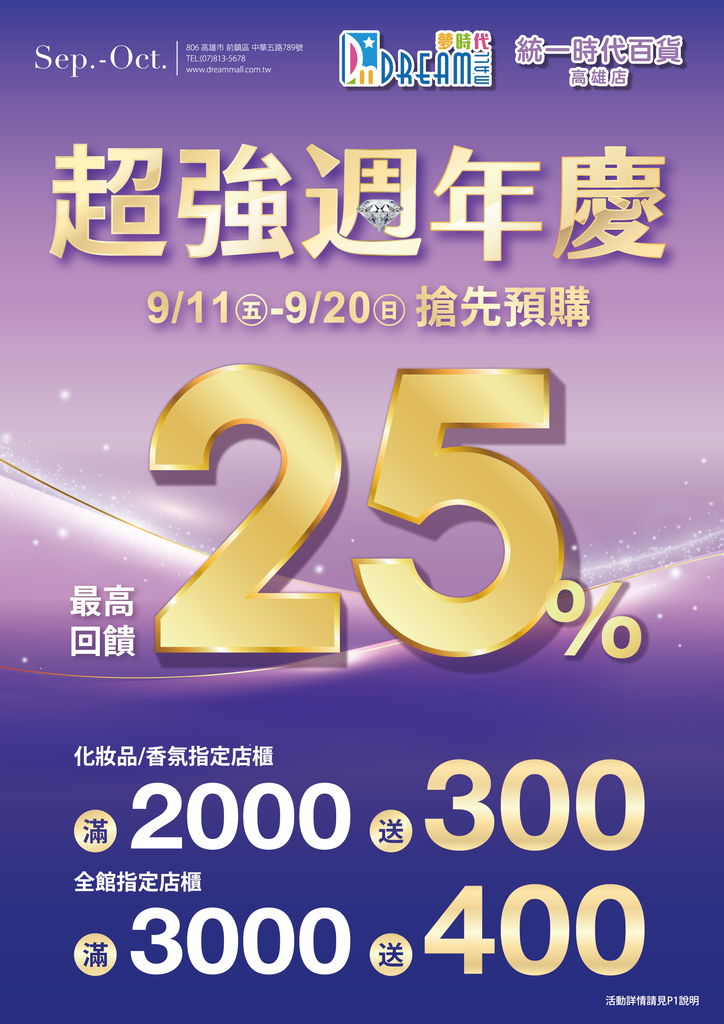 週年慶預購會