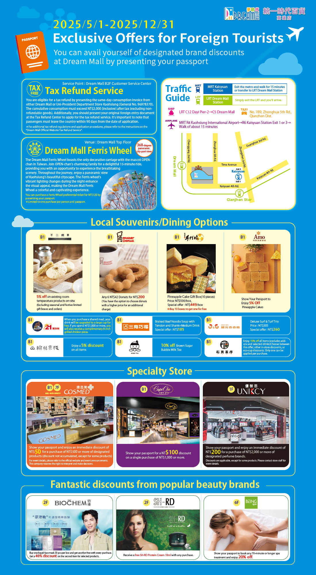 Exclusive Offers for Foreign Tourists